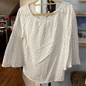 Boden gold dot blouse